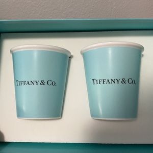 Brand new! Never before used Tiffany & Co coffee mugs.